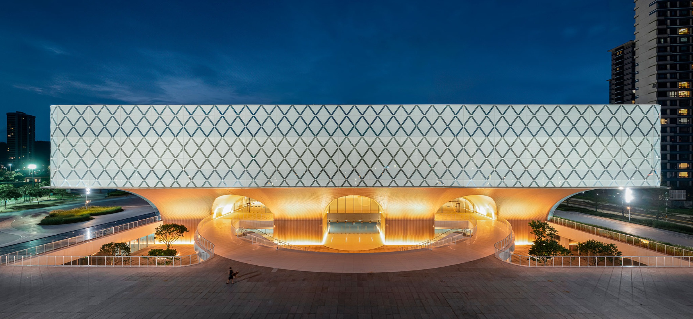 Complejo cultural y artístico de Hengqin por Atelier Apeiron. Fotografía por Hao Zhang.