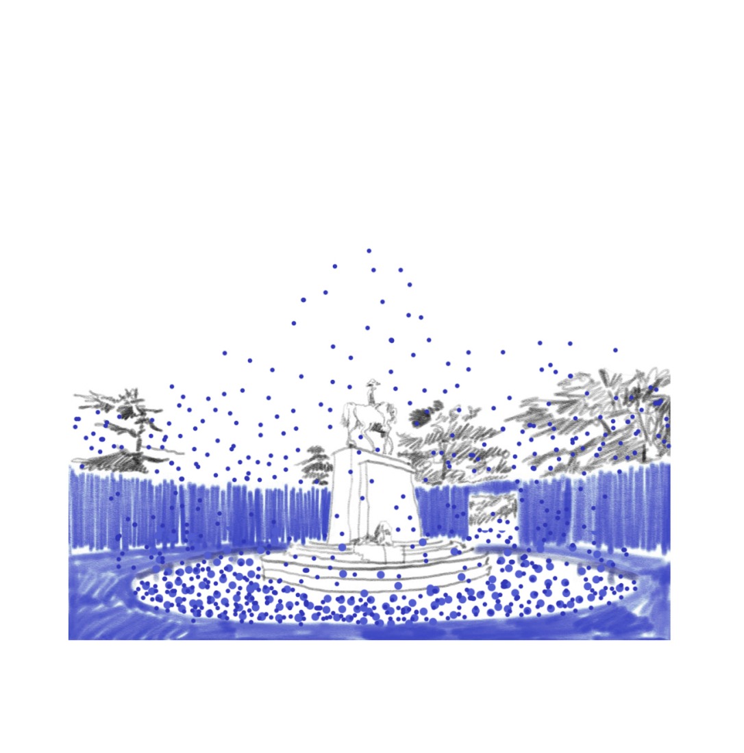 Drawings. Monumental Splash by SalazarSequeroMedina.