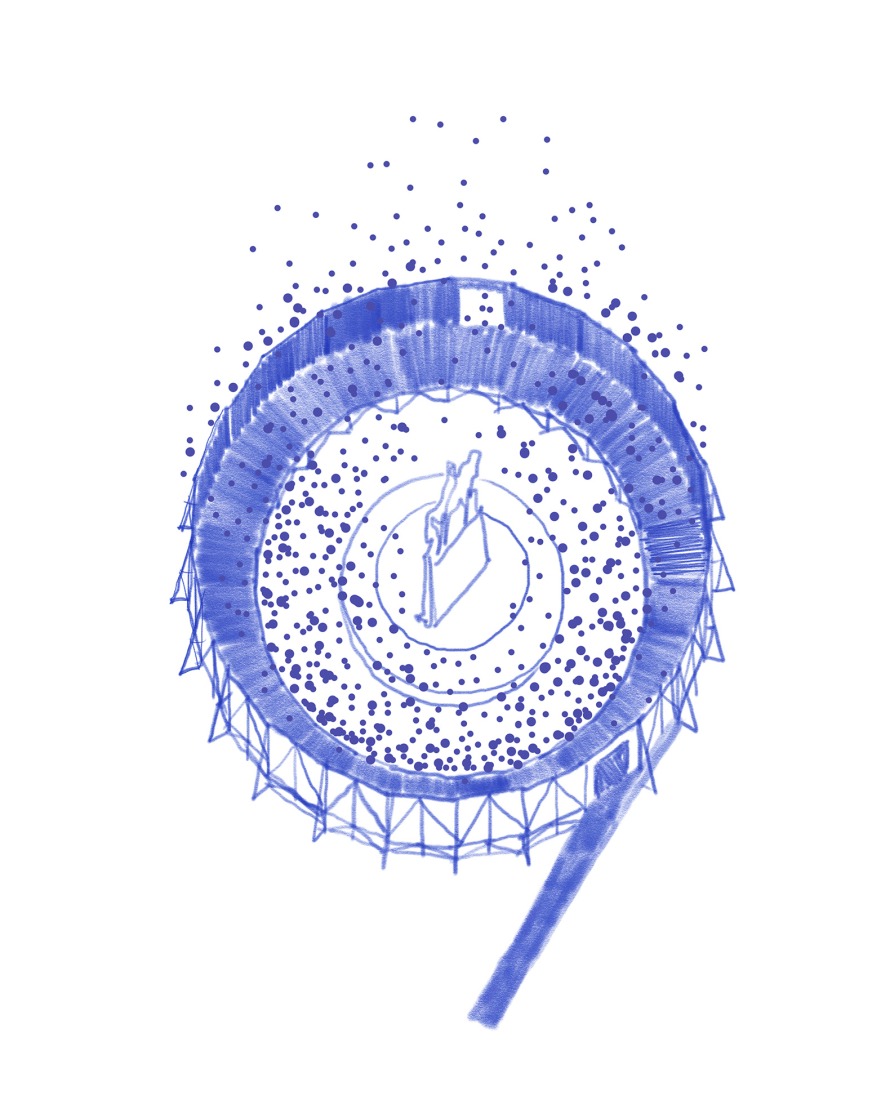 Drawings. Monumental Splash by SalazarSequeroMedina.