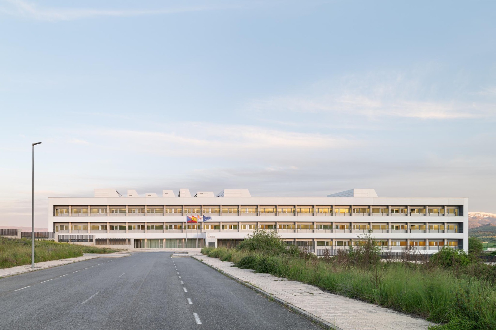 IES Vía de la Plata by ABLM Arquitectos. Photograph by Gabriel Gallegos Alonso.