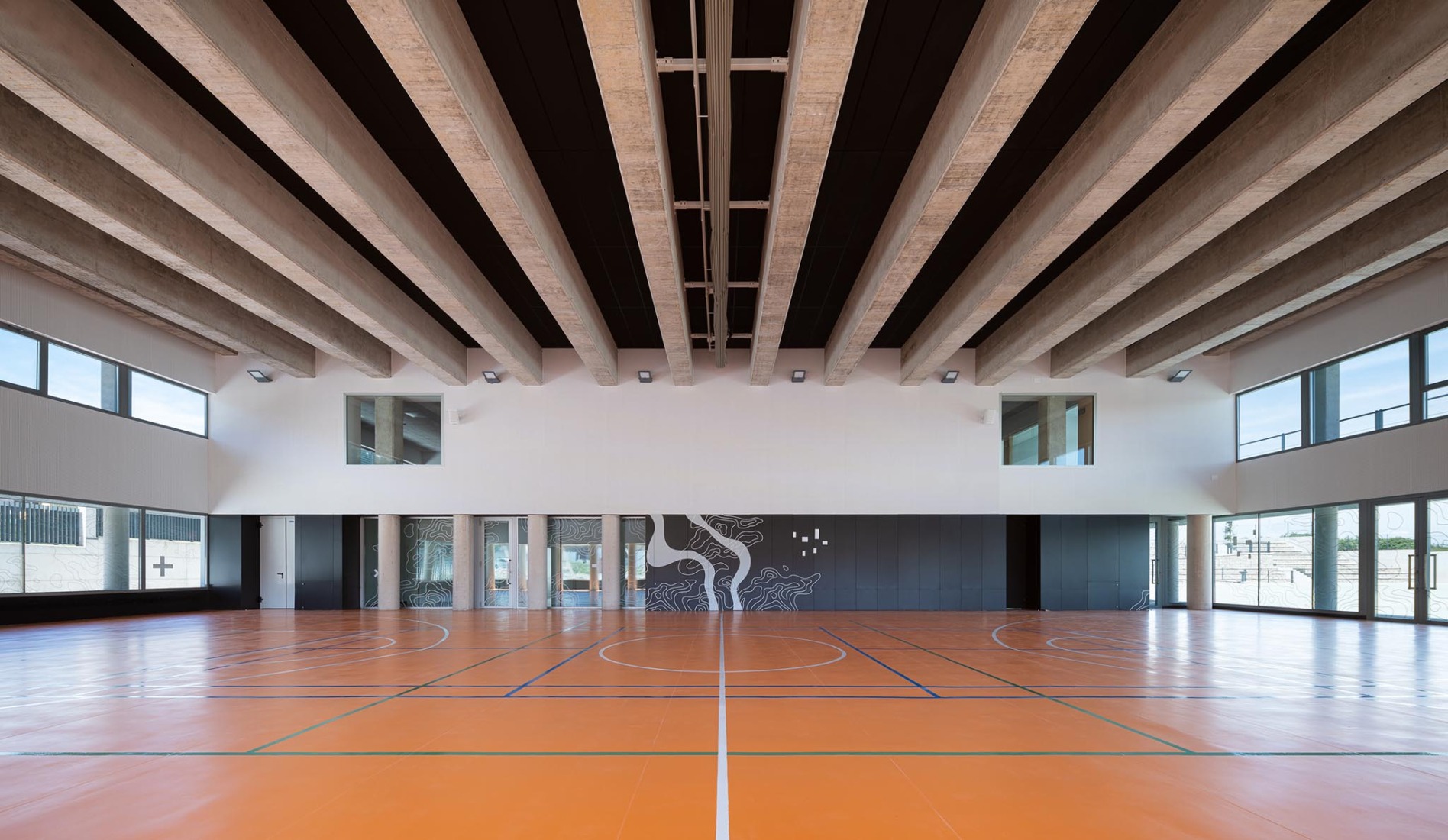 IES Vía de la Plata by ABLM Arquitectos. Photograph by Gabriel Gallegos Alonso.