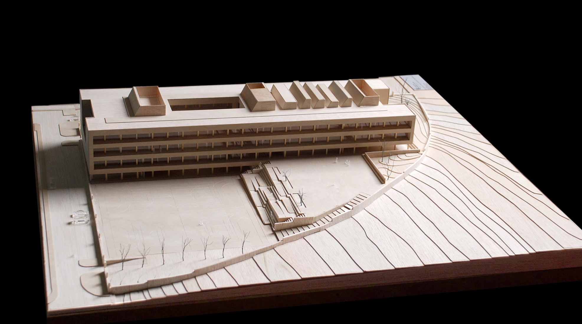 Model. IES Vía de la Plata by ABLM Arquitectos.