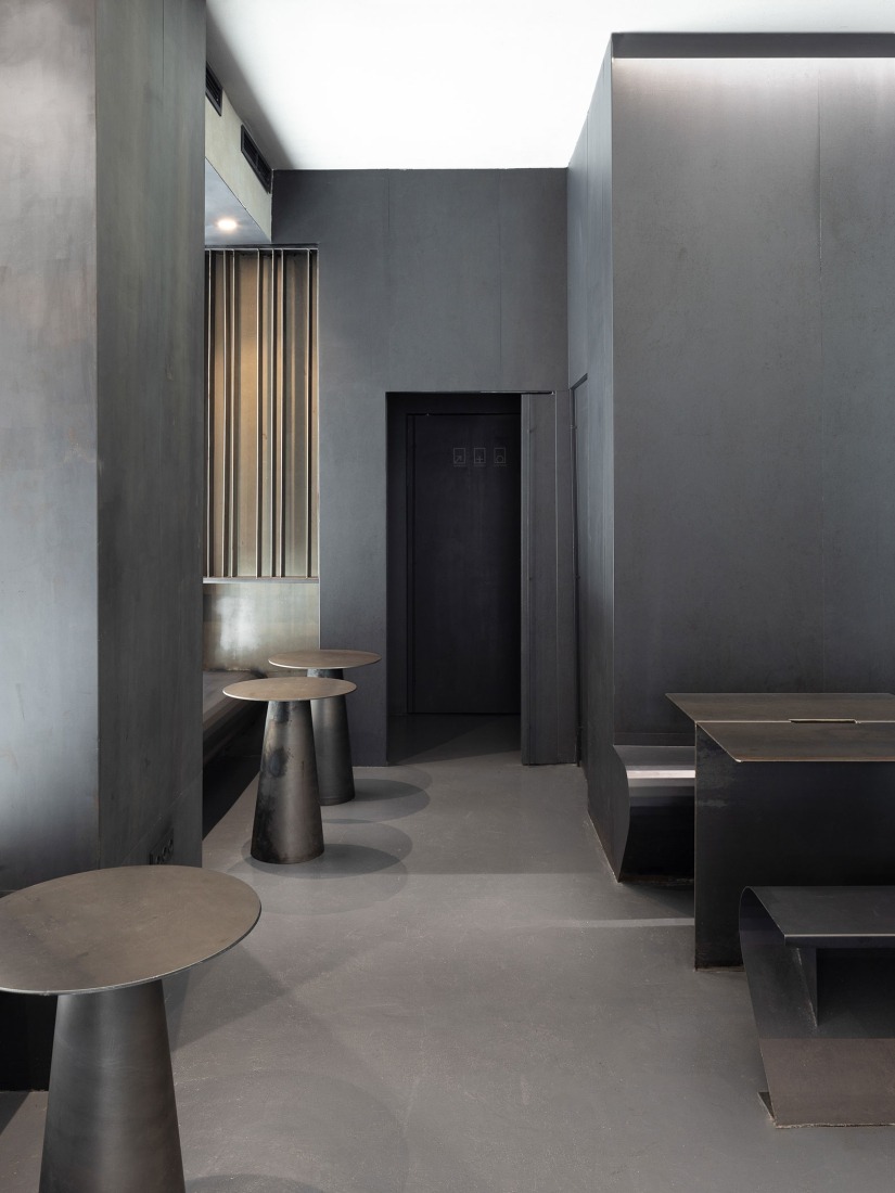 Oteiza One Coffee Shop por Bauart studio, Arkygra Arquitectos. Fotografía por Fernando Schapochnick.