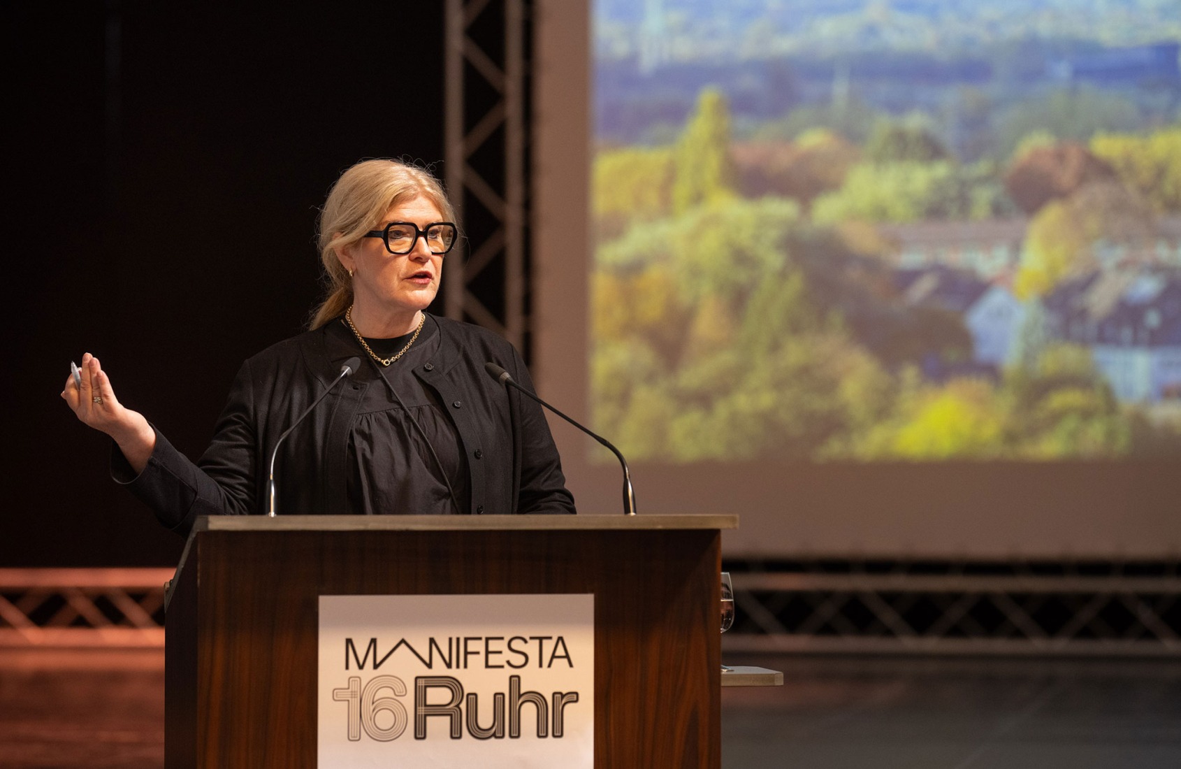 Hedwig Fijen, Director of Manifesta 16 Ruhr. Photograph by Dirk Rose.