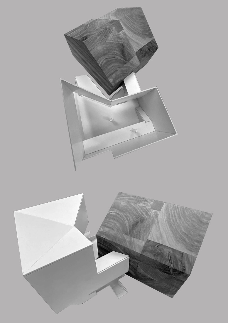 Maqueta. Ampliación y reforma de vivienda unifamiliar por Valdivieso Arquitectos.