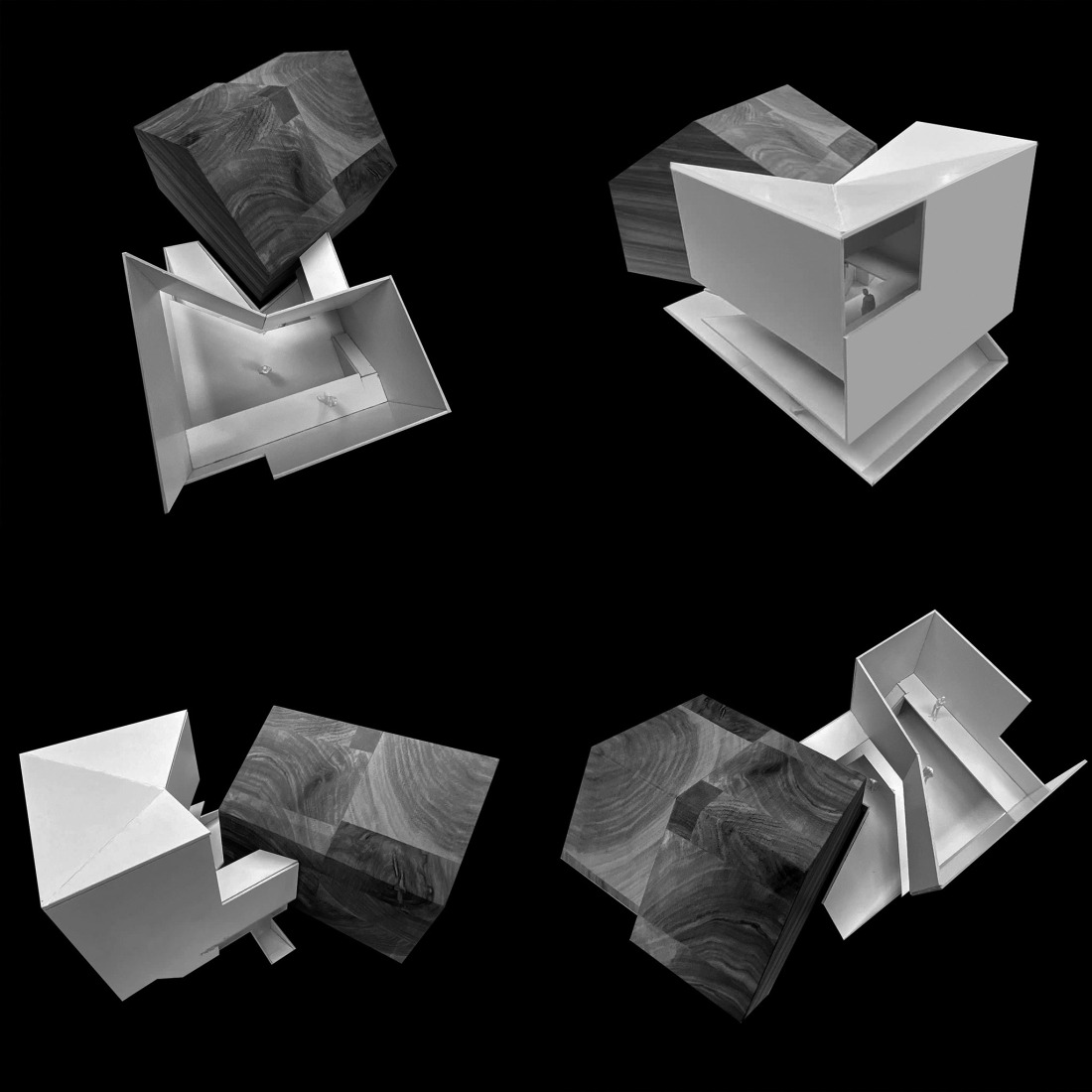 Maqueta. Ampliación y reforma de vivienda unifamiliar por Valdivieso Arquitectos.