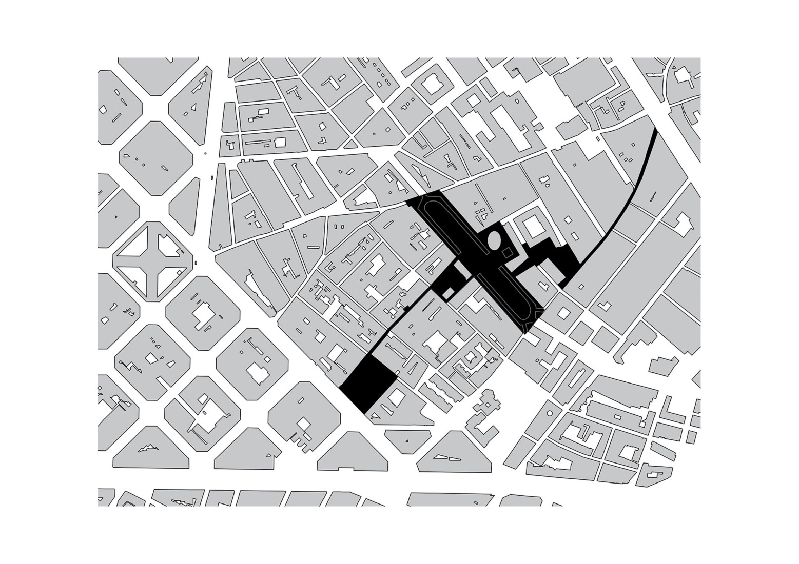 Plano de situación. Rambla del Raval y entorno por VORA. Fotografía por Adrià Goula.