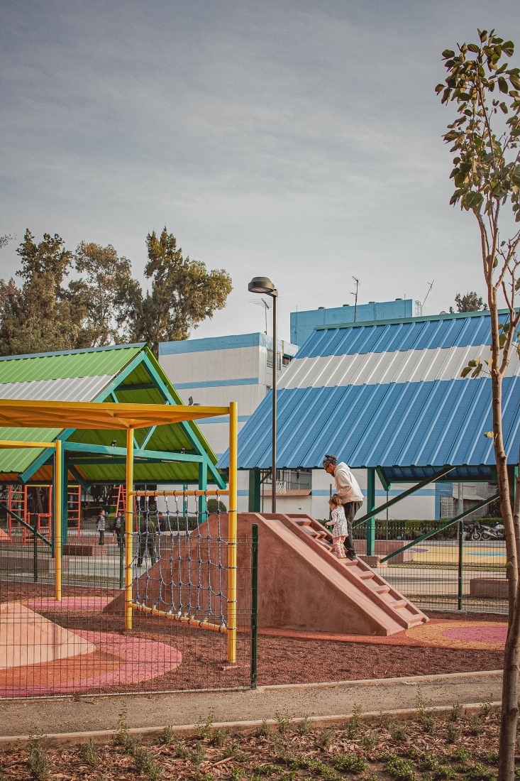 UH INFONAVIT CTM Culhuacán by AMASA Estudio. Photograph by Gerardo Reyes Bustamante.