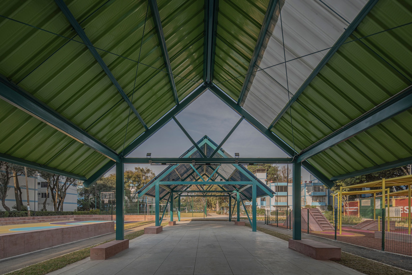 UH INFONAVIT CTM Culhuacán by AMASA Estudio. Photograph by Andres Cedillo.