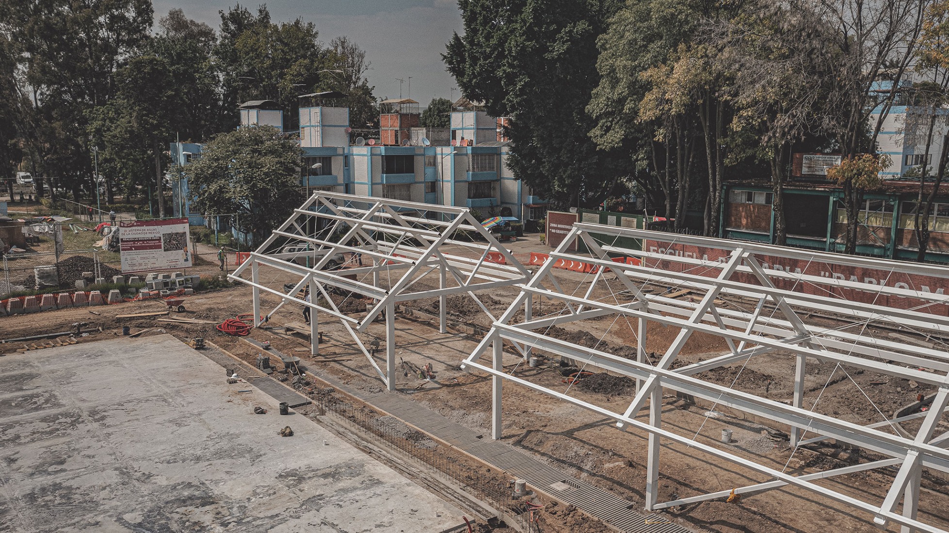 Process and work. UH INFONAVIT CTM Culhuacán by AMASA Estudio. Photograph by Gerardo Reyes Bustamante.