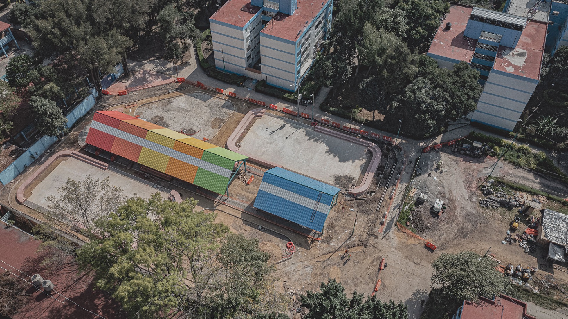 Process and work. UH INFONAVIT CTM Culhuacán by AMASA Estudio. Photograph by Gerardo Reyes Bustamante.