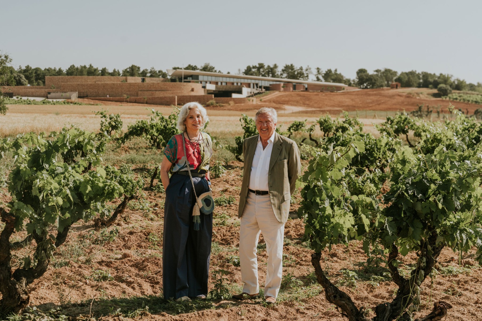 Carme Pinós and Mario Rotllant. Photograph by La Cueva Estudio.