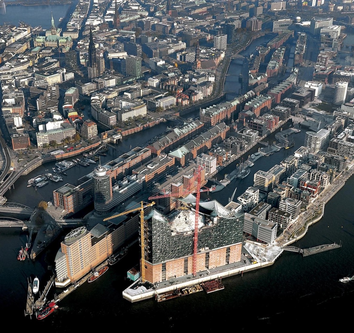 Construcción de la Elbphilharmonie de Hamburgo. Imagen de ReGe HH / Fotofrizz.