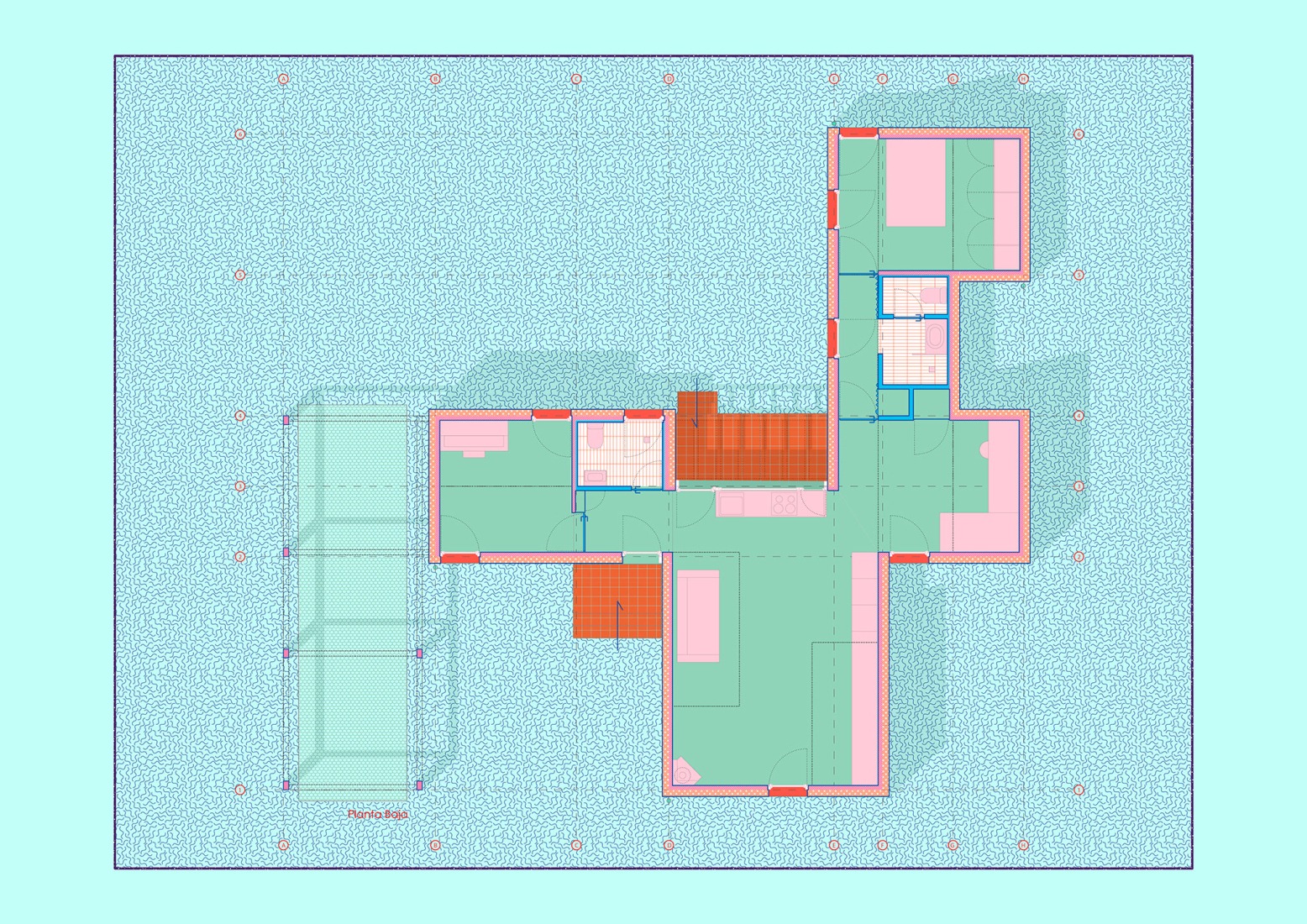 Ground floor plan. 137 NEKO by elii.