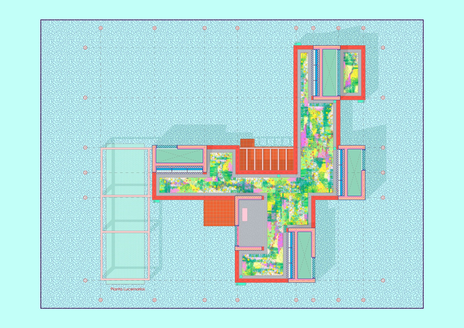 Skylights floor plan. 137 NEKO by elii.