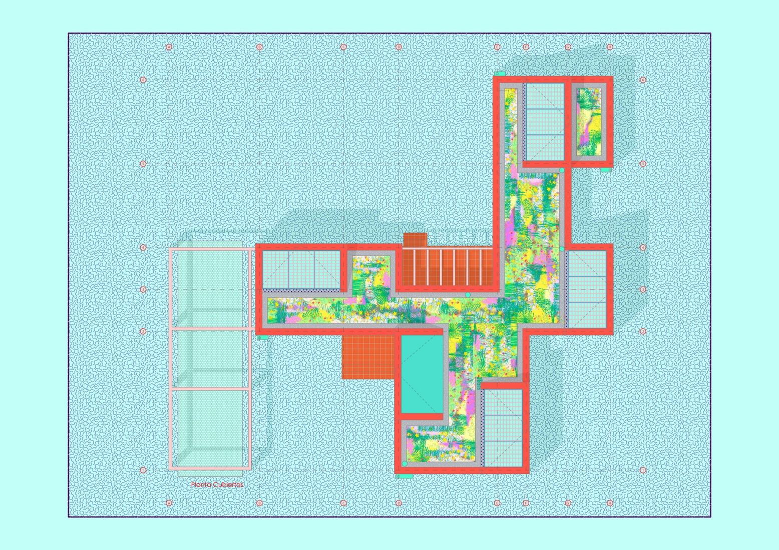 Roof floor plan. 137 NEKO by elii.
