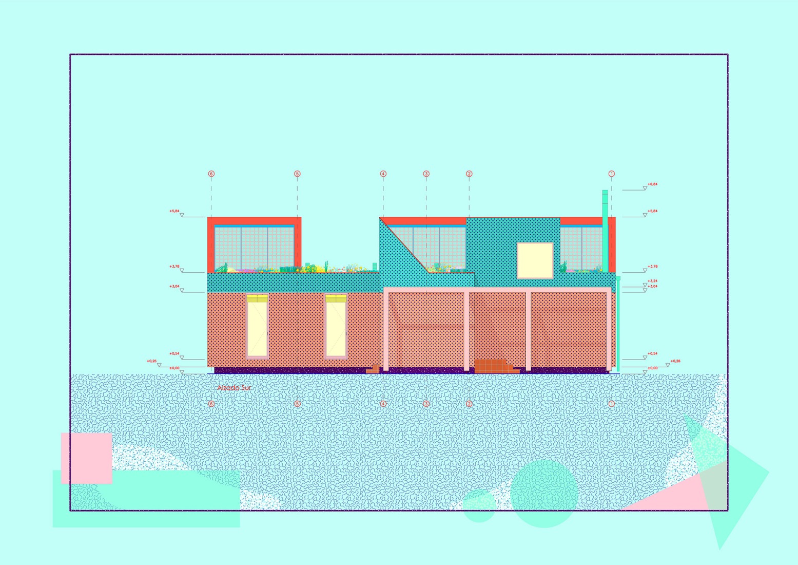 South elevation. 137 Neko by elii.