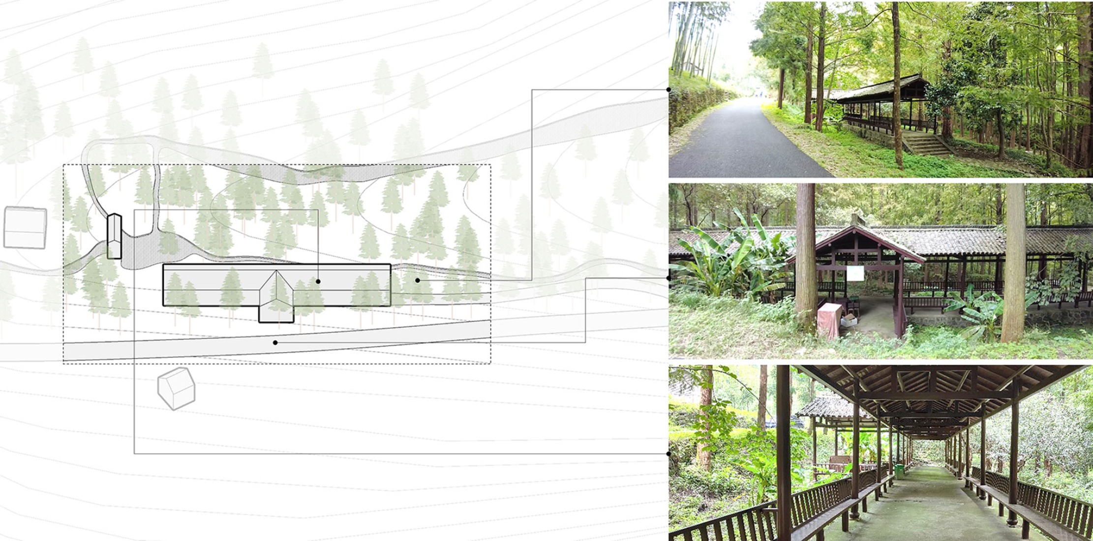 Pre-existing images. Dongmingshan Senyu Hotel by GLA Architects.