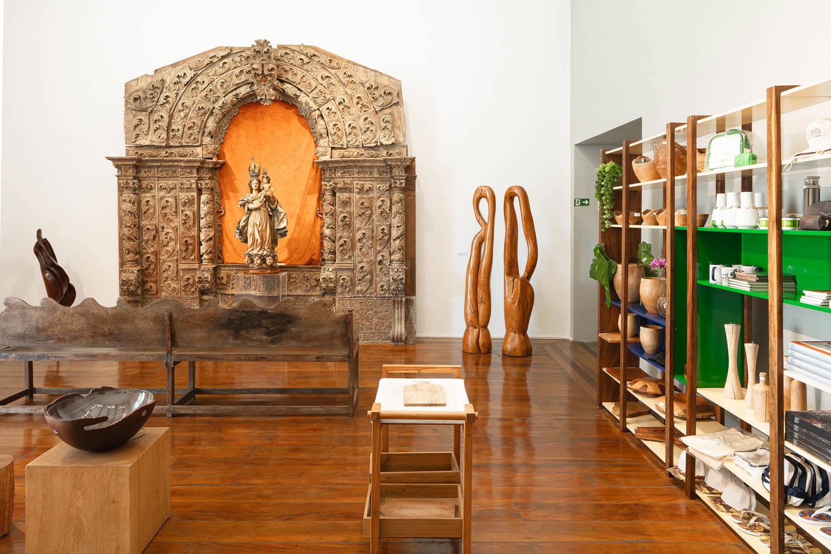 View of the Atelier Shop B. Fábrica de Arte Marcos Amaro (FAMA) by KAAN. Photograph by Sebastian van Damme.