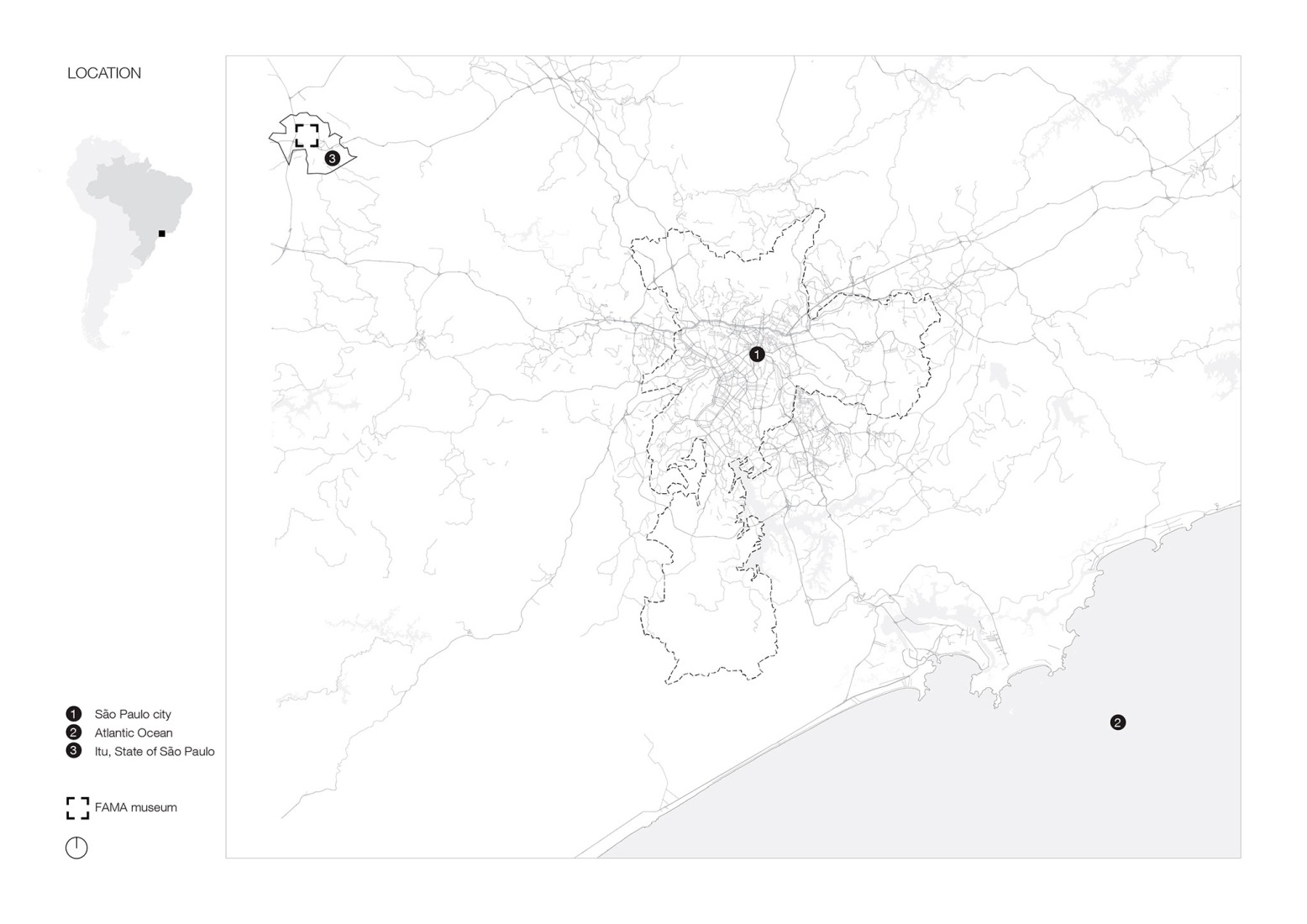 Location plan. Fábrica de Arte Marcos Amaro (FAMA) by KAAN. 