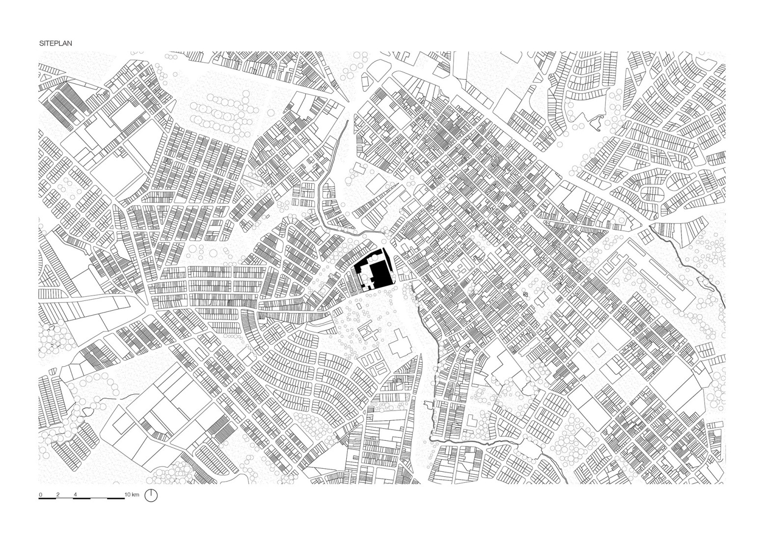 Site plan. Fábrica de Arte Marcos Amaro (FAMA) by KAAN. 