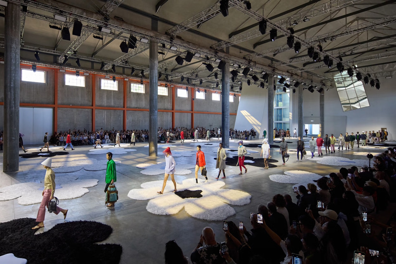Prada’s show set at Milan Fashion Week S/S 2026. Photograph courtesy of Prada.