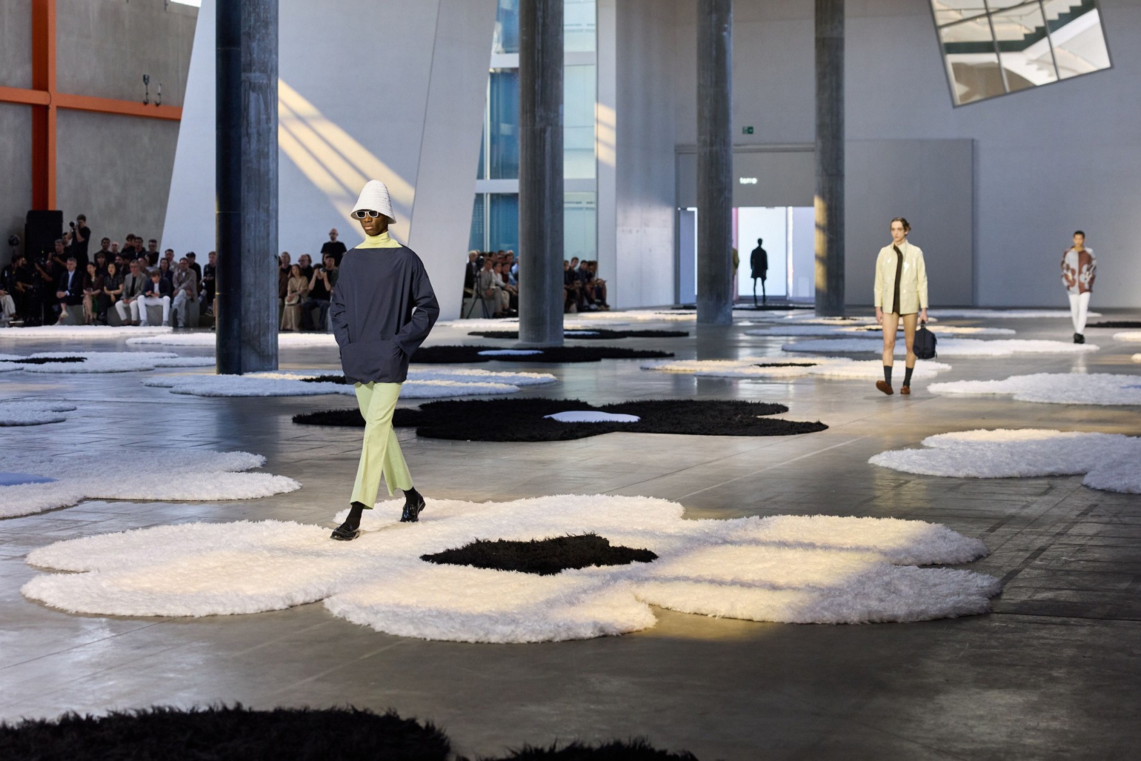 Prada’s show set at Milan Fashion Week S/S 2026. Photograph courtesy of Prada.