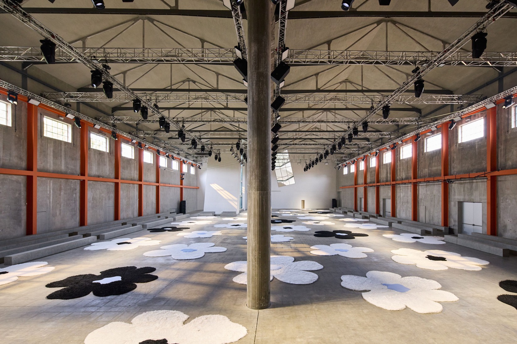 Prada’s show set at Milan Fashion Week S/S 2026. Photograph courtesy of Prada.
