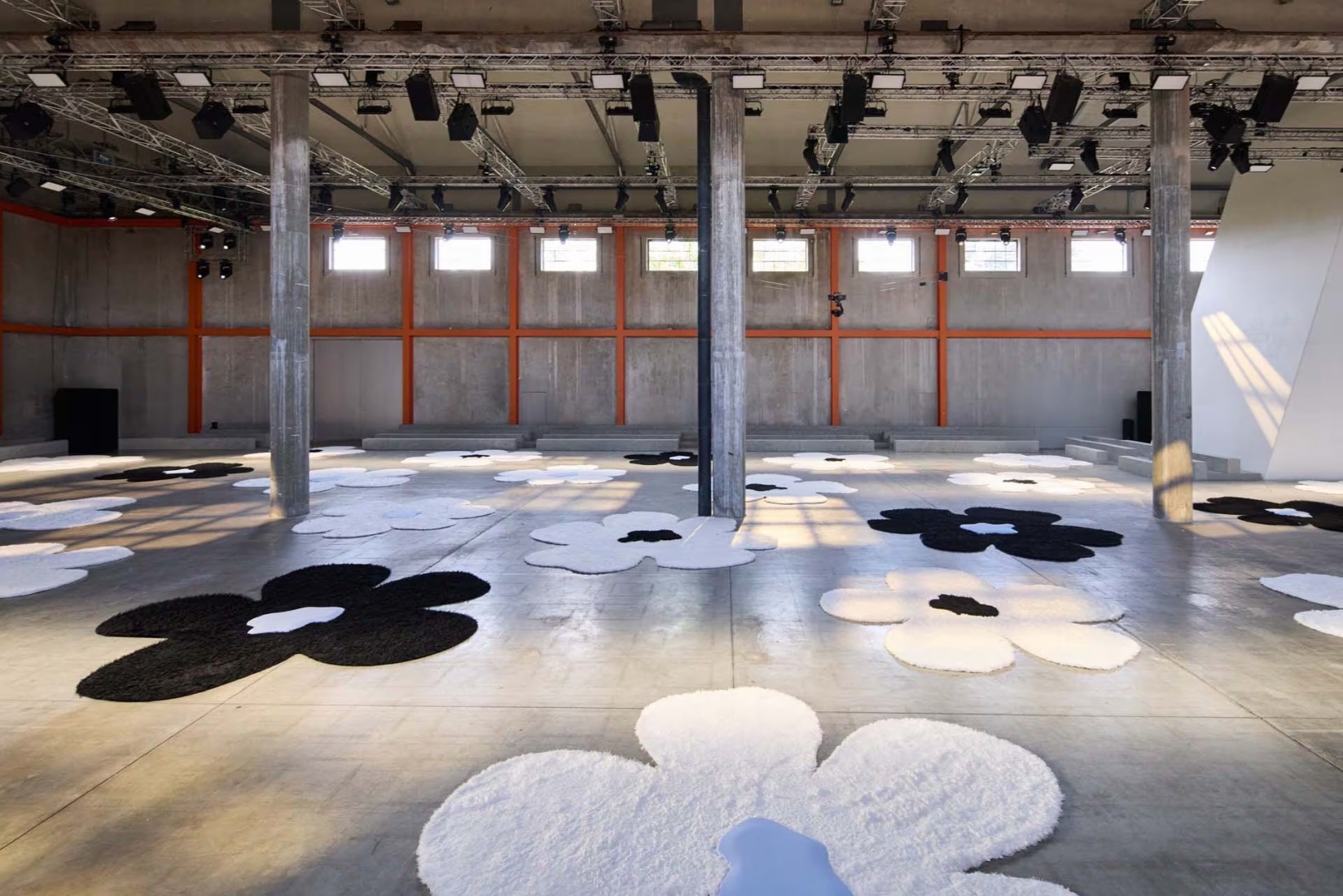 Prada’s show set at Milan Fashion Week S/S 2026. Photograph courtesy of Prada.