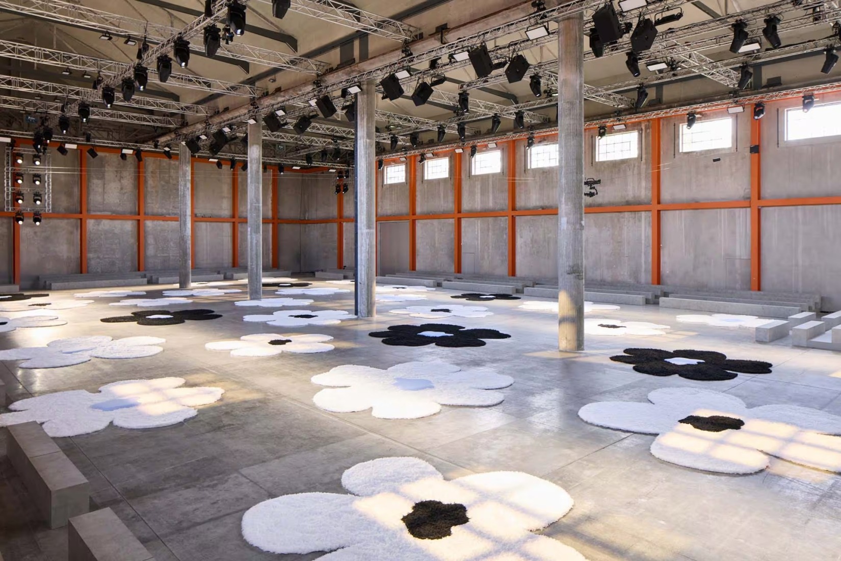 Prada’s show set at Milan Fashion Week S/S 2026. Photograph courtesy of Prada.