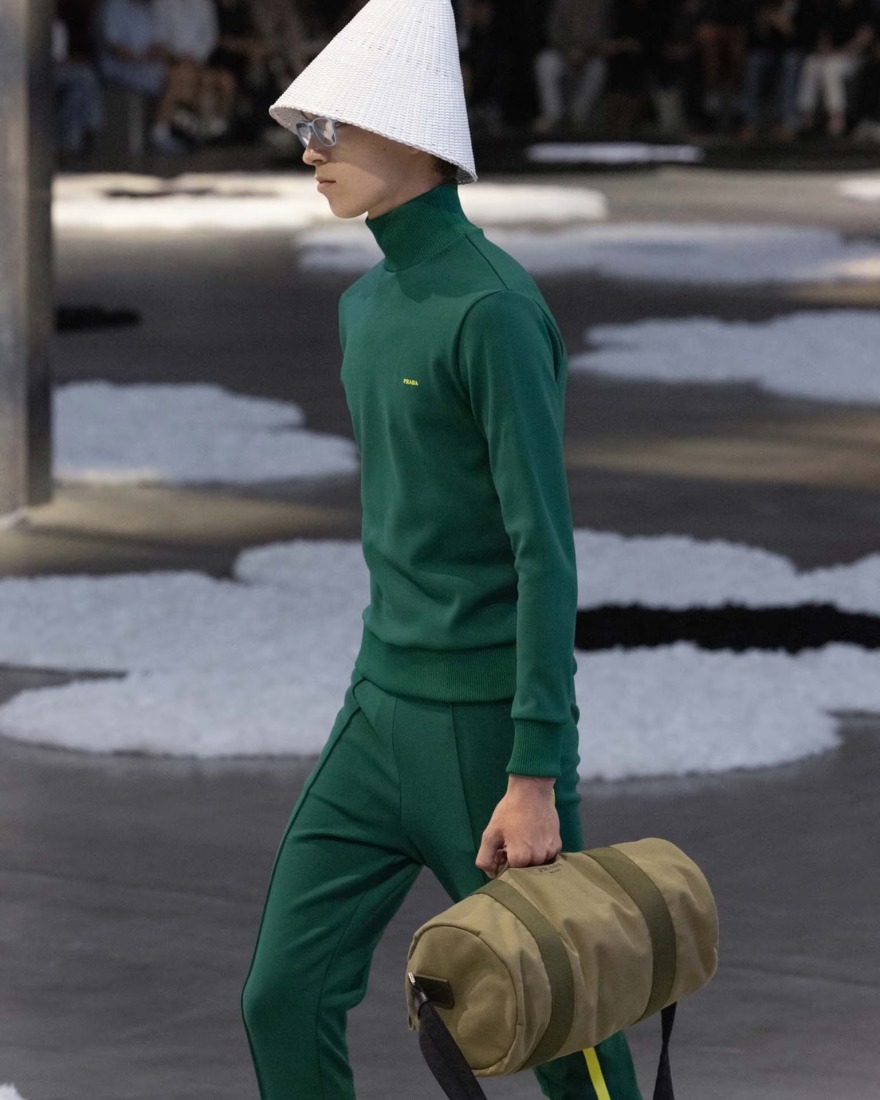 Prada’s show set at Milan Fashion Week S/S 2026. Photograph courtesy of Prada.