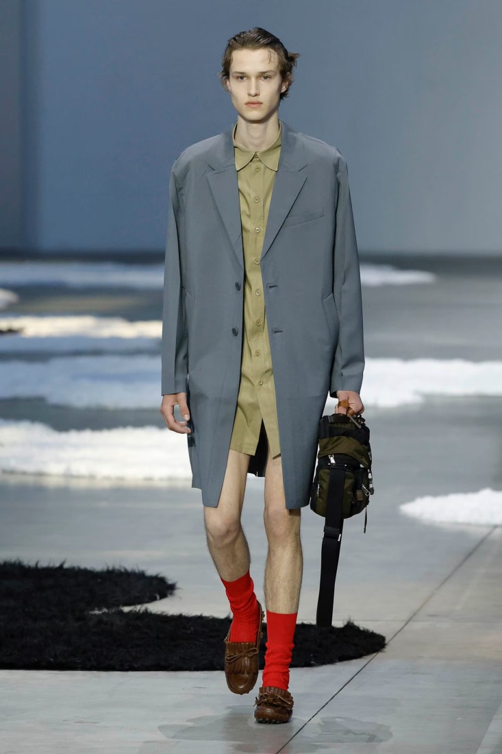 Prada’s show set at Milan Fashion Week S/S 2026. Photograph courtesy of Prada.