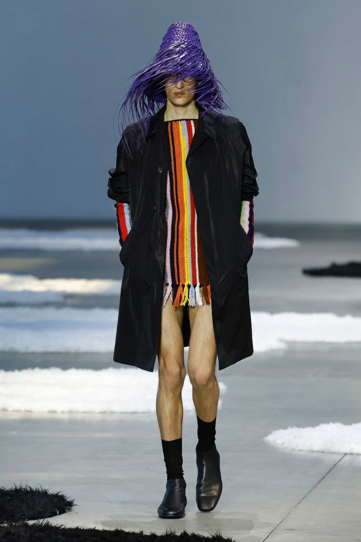 Prada’s show set at Milan Fashion Week S/S 2026. Photograph courtesy of Prada.