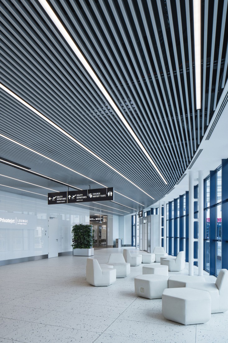 Prague Airport Terminal 3 by ra15. Photograph by Petr Polák.