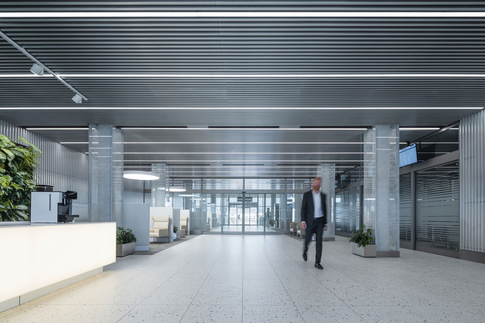 Prague Airport Terminal 3 by ra15. Photograph by Petr Polák.