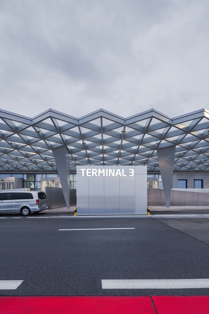 Prague Airport Terminal 3 by ra15. Photograph by Petr Polák.