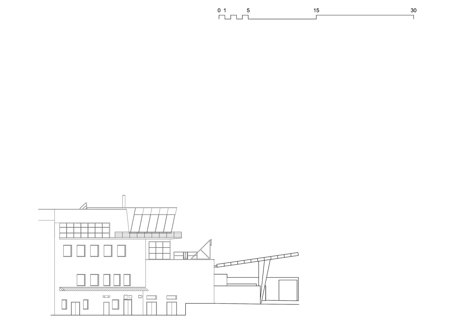 North elevation. Prague Airport Terminal 3 by ra15.