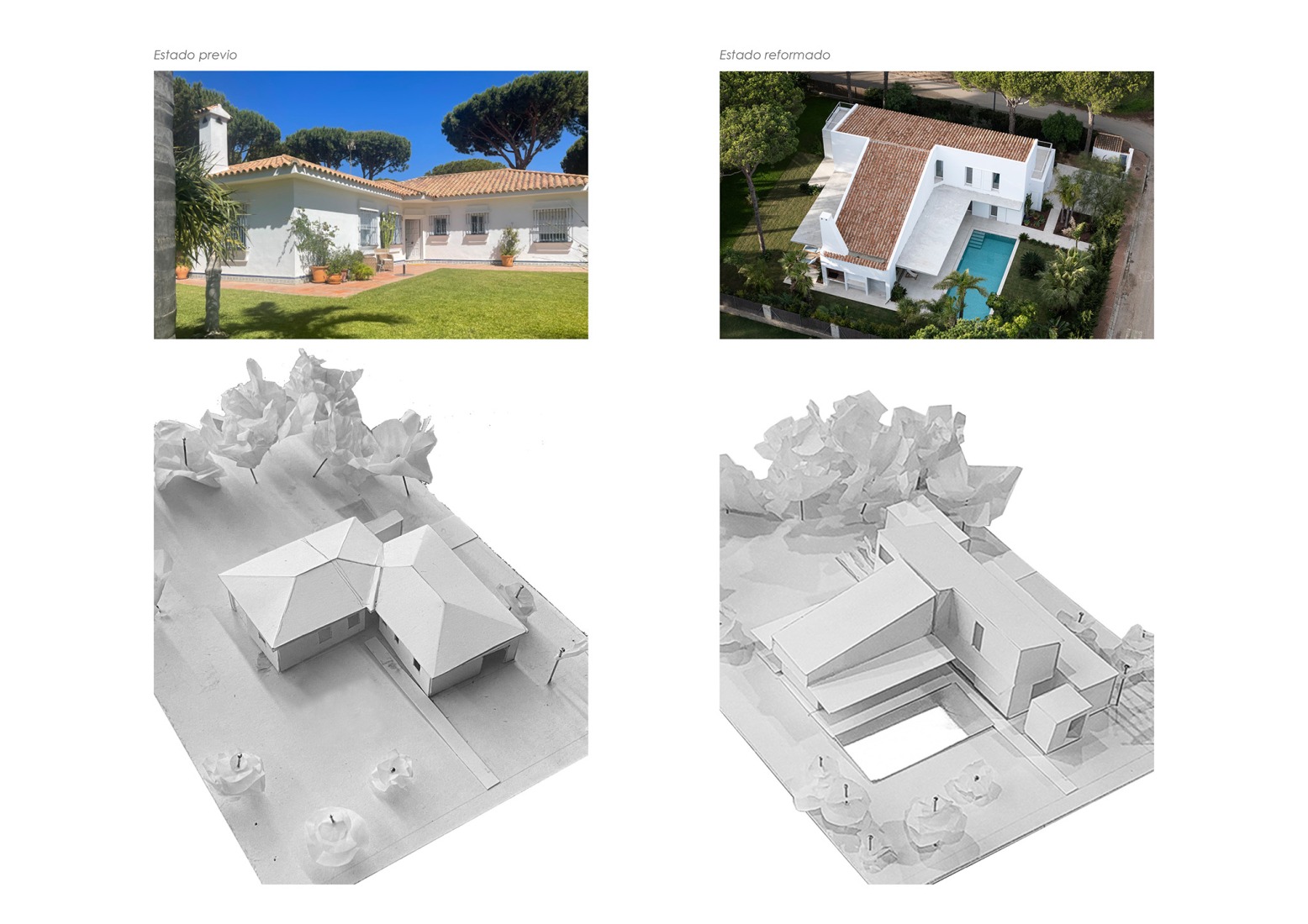 Preexistance and new model. Single-family house in Roche by DL+A Arquitectos.