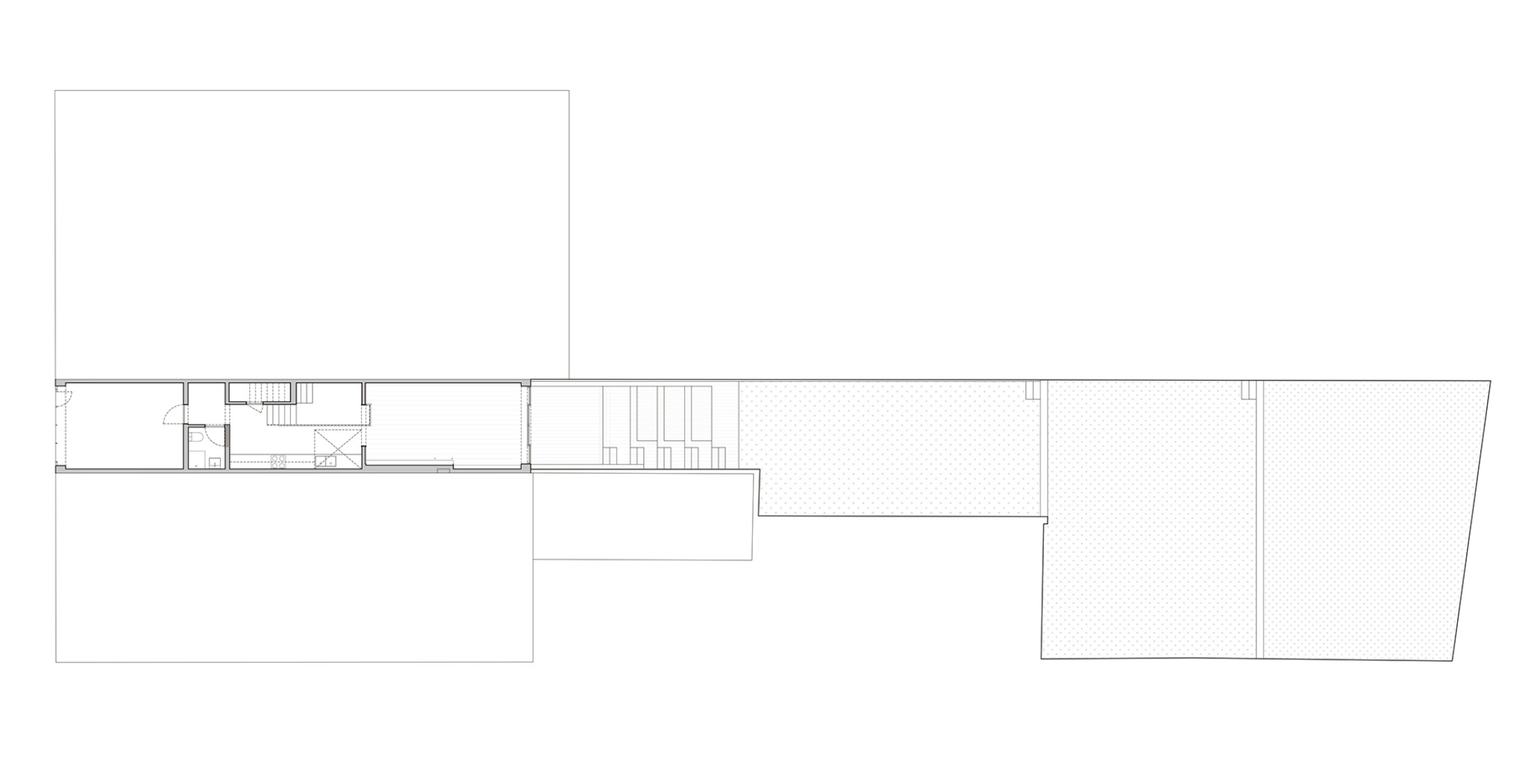 Plano de planta baja. Casa Mireia y Toni (y Joan y Laia) por vora + Toni Riba.