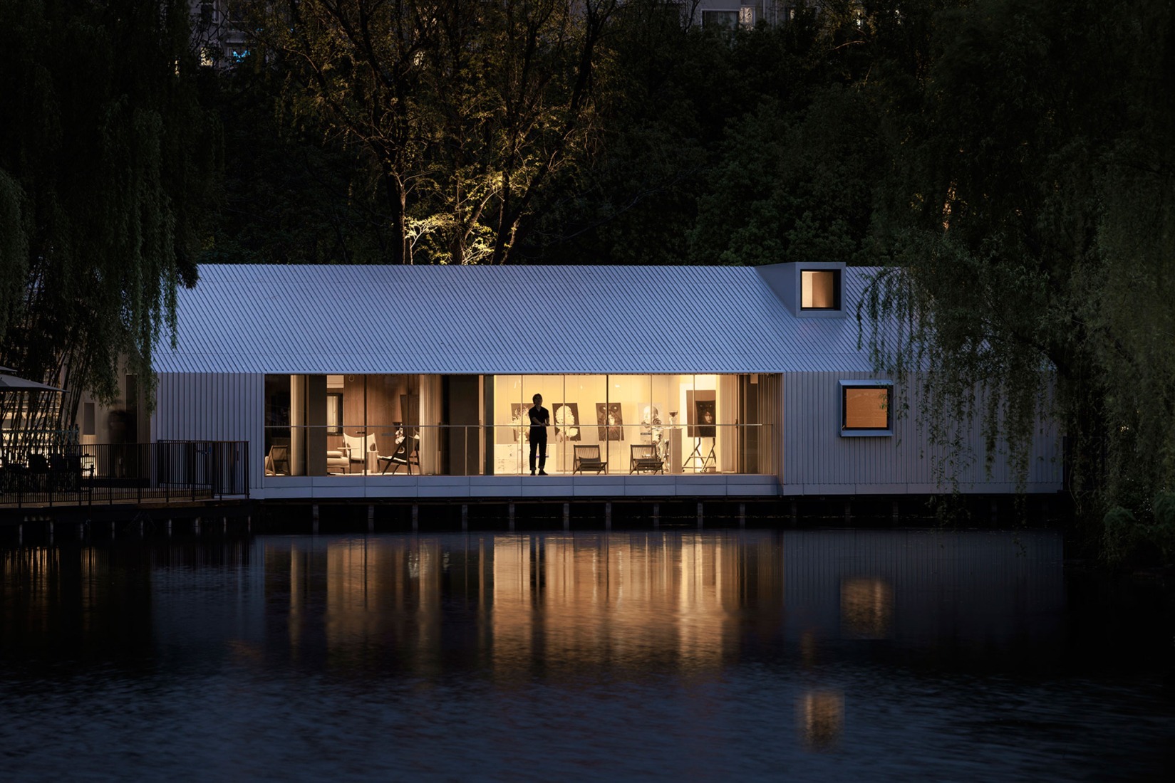 The Lake House – Life Experience Pavilion by Wutopia Lab. Photograph by Guowei Liu.
