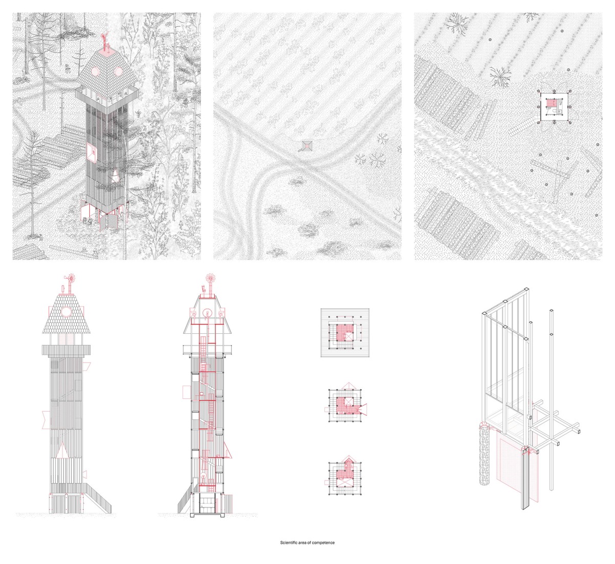 Forest & Phoenix por Carolina von Hammerstein, Vera Kellmann. Universidad Técnica de Berlín. Facultad VI, Planificación, Construcción y Medio Ambiente - Instituto de Arquitectura (Berlín, Alemania).