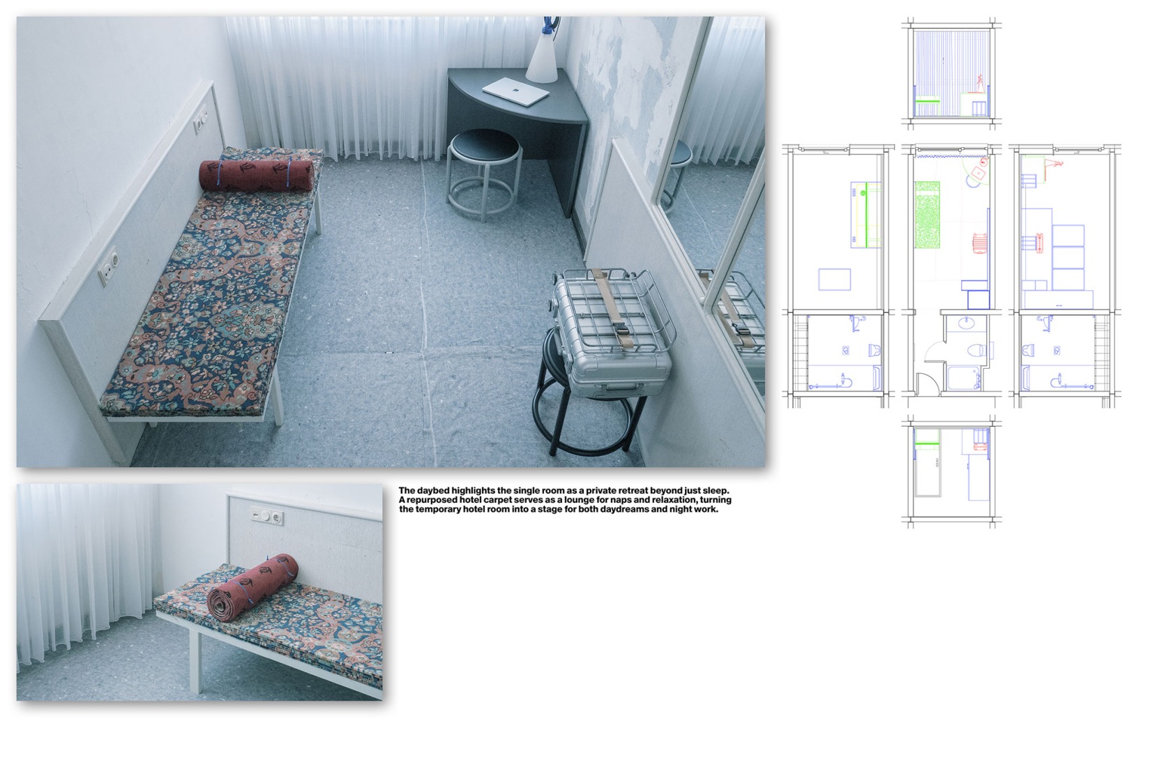 Hotel Interim por Andreas Stanzel. Bauhaus-Universitaet Weimar. Facultad de Arquitectura y Urbanismo (Weimar, Alemania).