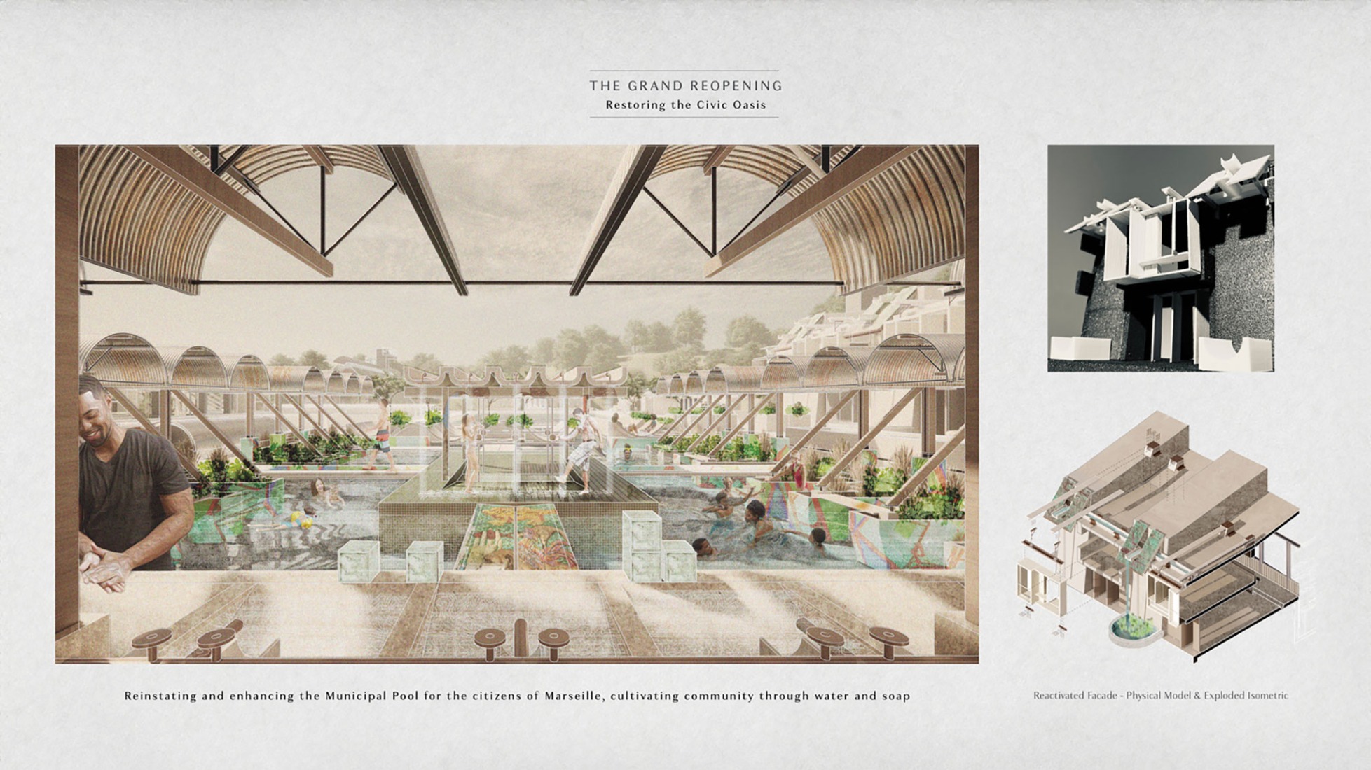 Poolside Politics por James Langlois. Universidad de Westminster. Escuela de Arquitectura y Ciudades (Londres, Reino Unido).