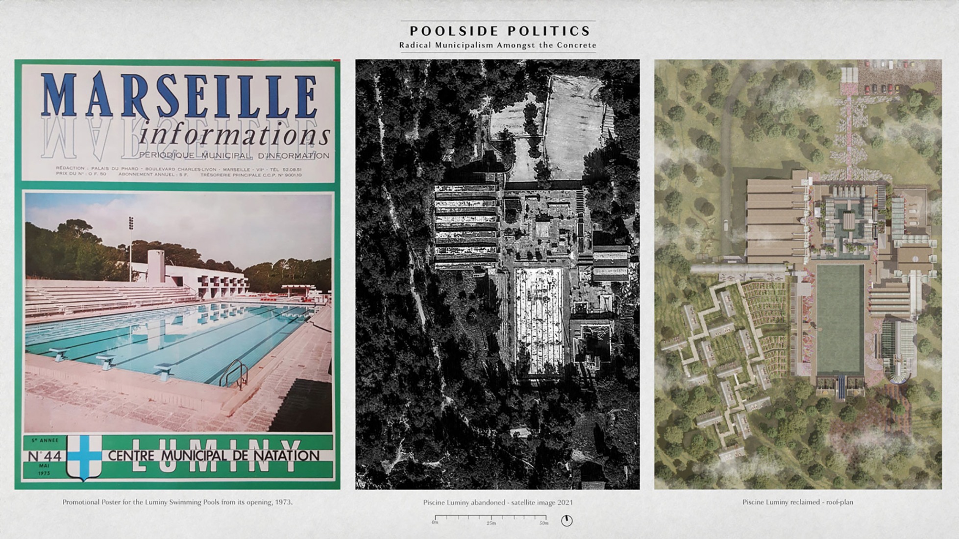 Poolside Politics por James Langlois. Universidad de Westminster. Escuela de Arquitectura y Ciudades (Londres, Reino Unido).