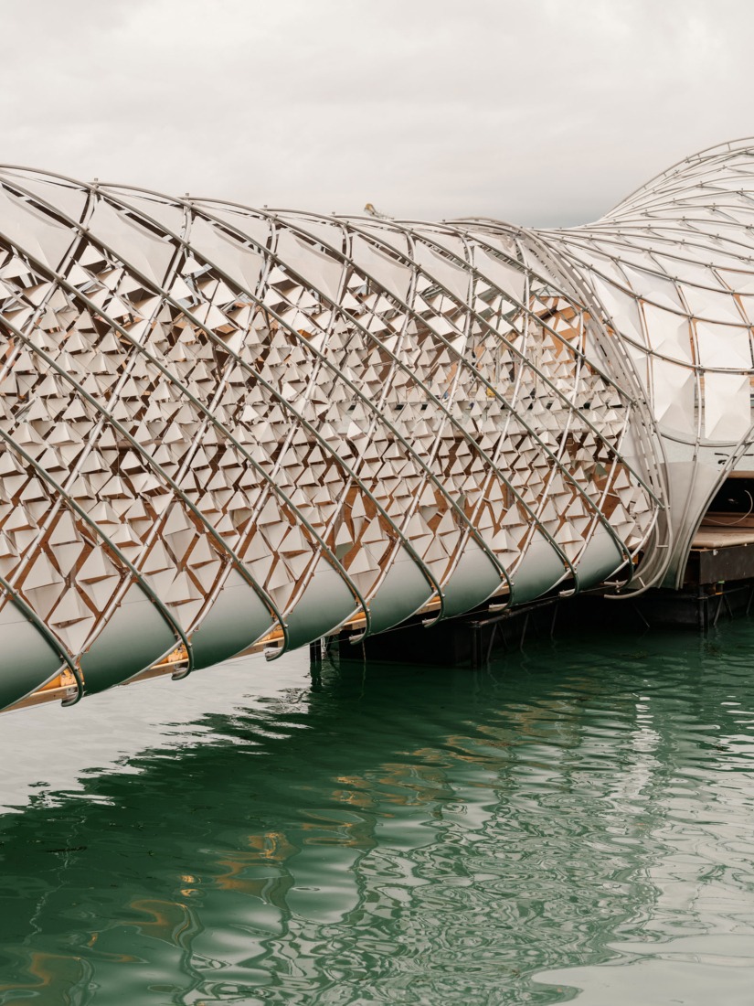 «Gateway to Venice’s Waterway» por Norman Foster Foundation y Porsche. Fotografía por Pablo Gómez-Ogando. Cortesía por the Norman Foster Foundation.