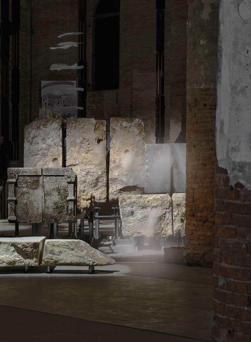 «Stonelife» en la Bienal de Venecia por Andrés Jaque / OFFPOLINN. Fotografía por by José Hevia.