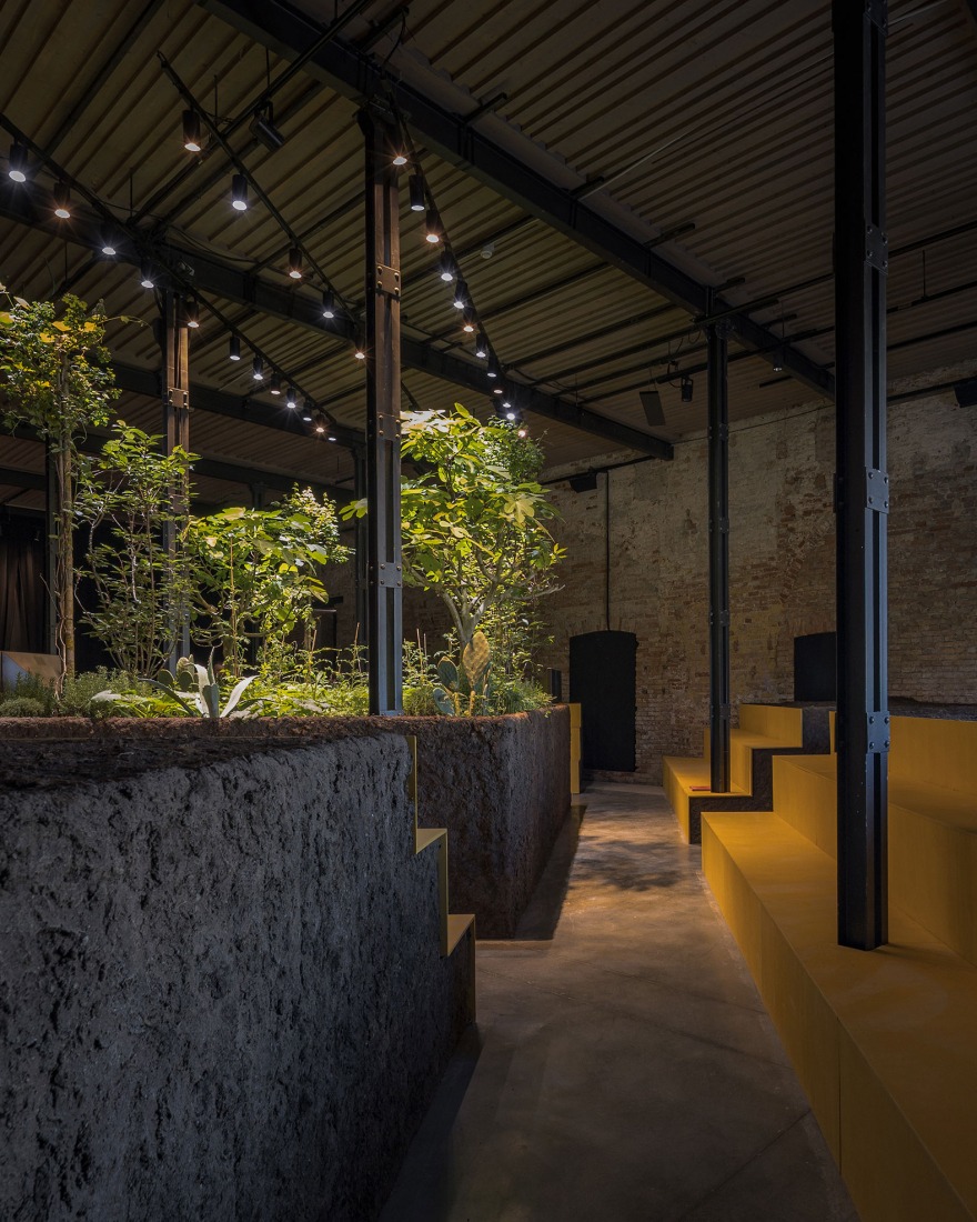 Pabellón de México. Chinampa Veneta. XIX Exposición Internacional de Arquitectura de La Biennale di Venezia. Fotografía por Ricardo de la Concha. 
