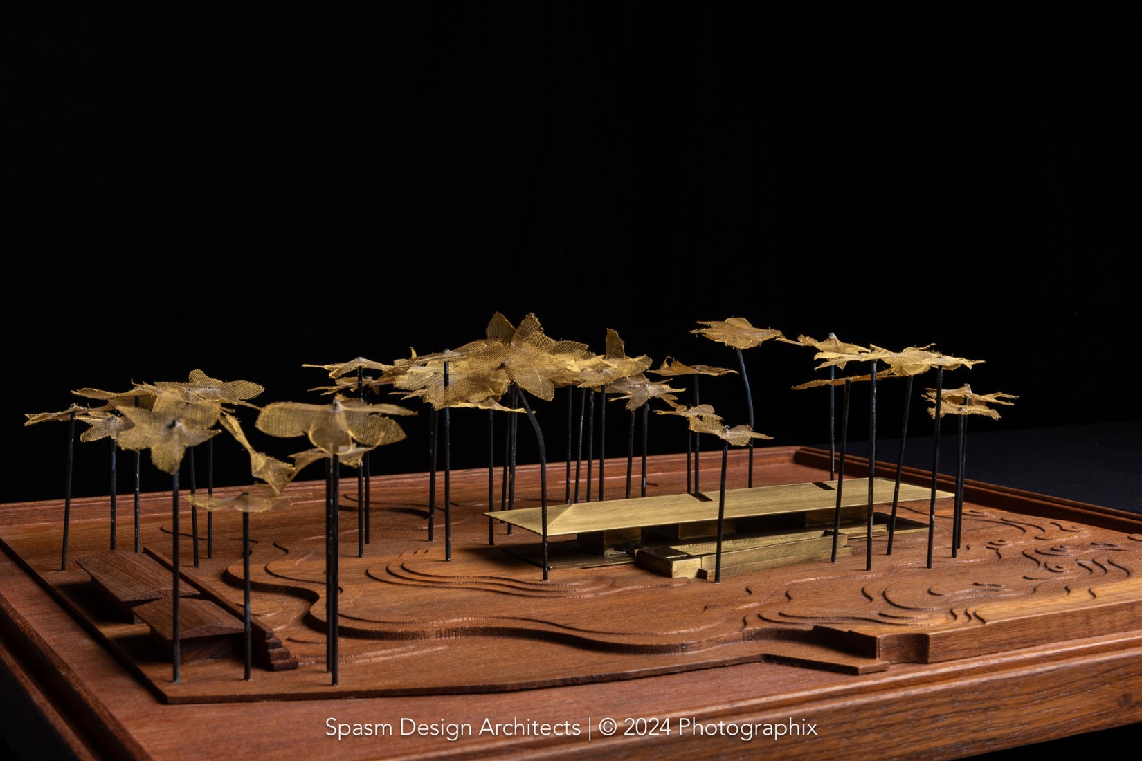 Model. Parikrama House by SPASM Design Architects.