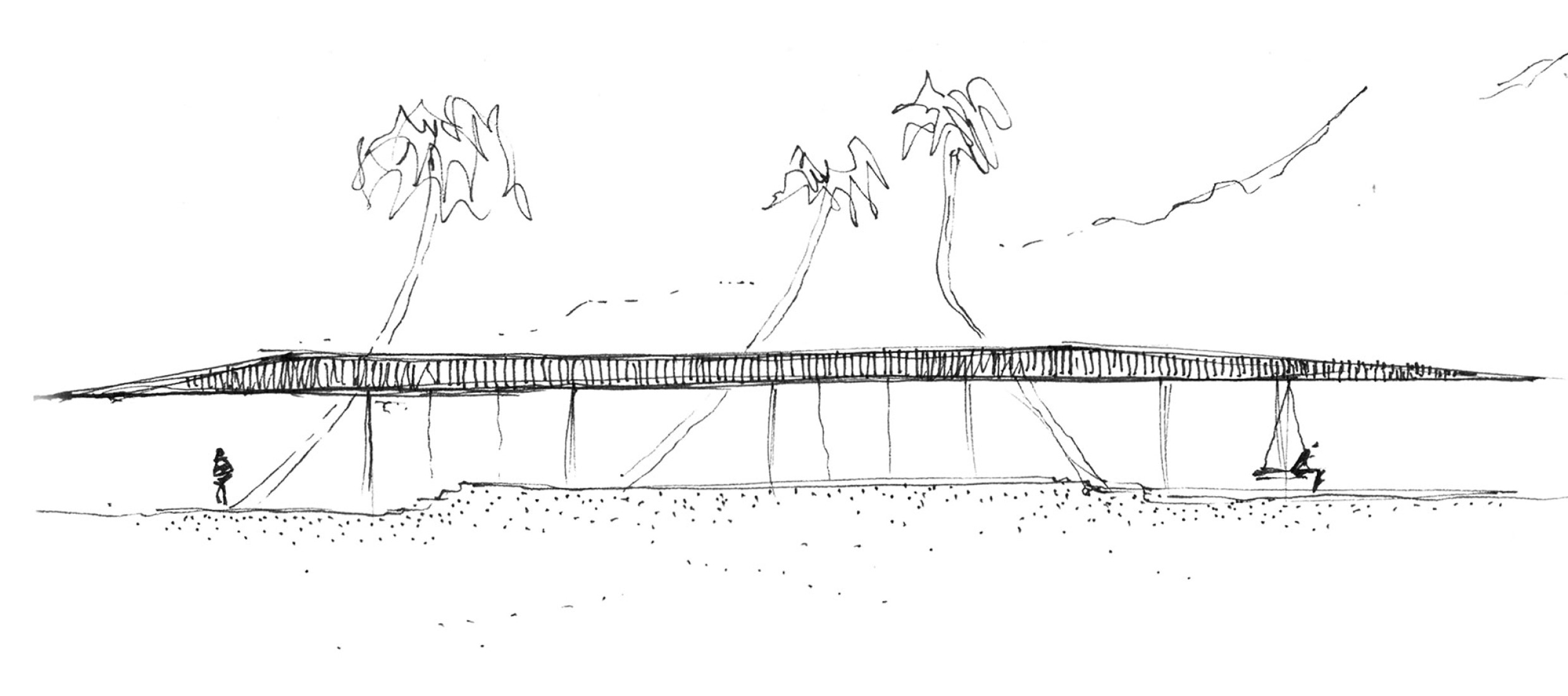 Sketches. Parikrama House by SPASM Design Architects.