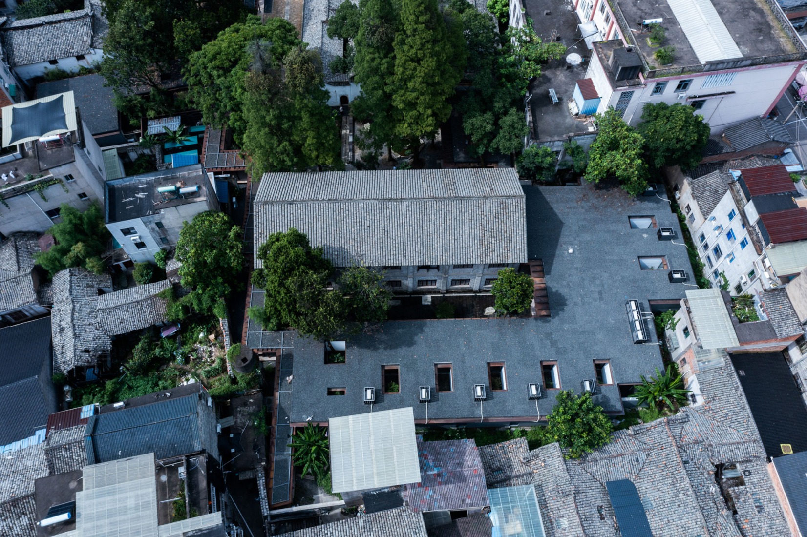 Neighborhood Songyang Three-Temple Cultural Communication Center by Jiakun Architects. Photograph by Arch-Exist. Neighborhood Songyang Three-Temple Cultural Communication Center by Jiakun Architects. Photograph by Arch-Exist.